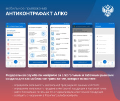 Мобильное приложение Антиконтрофакт Алко Мобильное приложение Антиконтрофакт Алко.